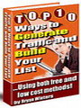 Top 10 Ways To Generate Traffic And Build Your List